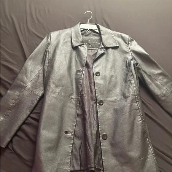 Black Leather Jacket - Picture 3 of 4